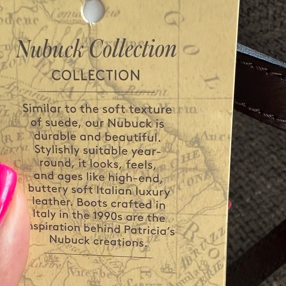 Patricia Nash Nubuck Suede Crossbody – Chocolate - Picture 8 of 16